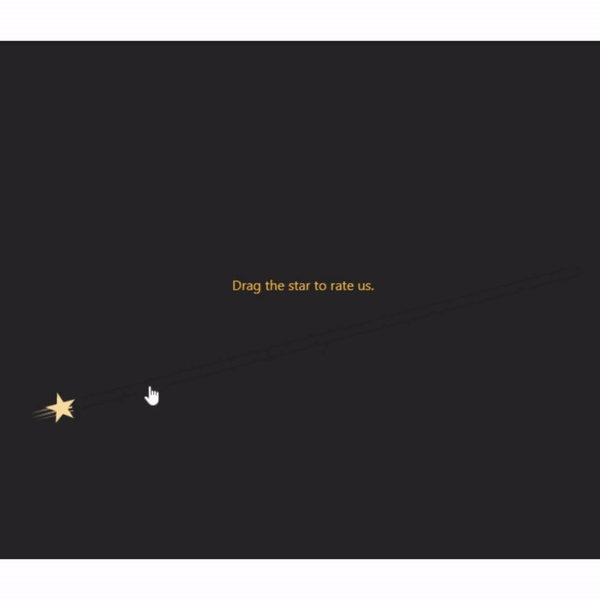 Create a Shooting Star Rating System with HTML, CSS & JavaScript.gif
